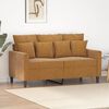 vidaXL 2-Sitzer-Sofa Braun 120 cm Samt