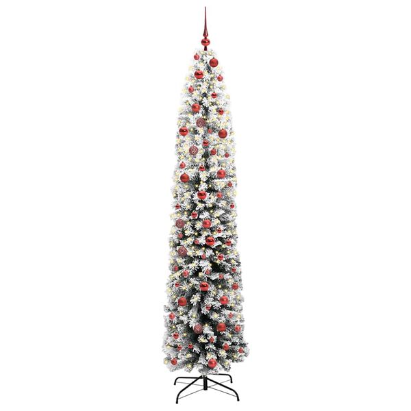 vidaXL Künstlicher Weihnachtsbaum mit 300 LEDs mit Ständer Grün 210 cm