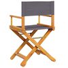 vidaXL Klappbare Regiest&uuml;hle 2 Stk. Dunkelgrau Stoff
