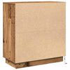 vidaXL Nachttisch Altholz 71 x 34,5 x 75 cm Holzwerkstoff