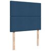 vidaXL Boxspringbett mit Matratze Blau 120x190 cm Stoff