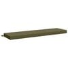 vidaXL Bankkissen SOEST 100 % Polyester Olivgr&uuml;n 150 x 40 x 8 cm