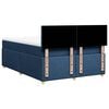 vidaXL Boxspringbett mit Matratze Blau 140x190 cm Stoff