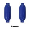vidaXL Bootsfender 2 Stk. Blau 69x21,5 cm PVC
