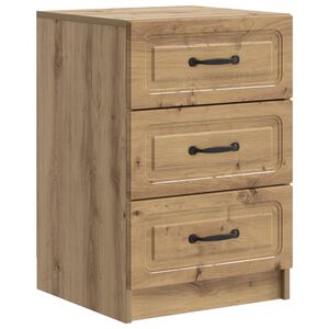 vidaXL Nachttisch Artisan-Eiche 43 x 41 x 63,5 cm Holzwerkstoff