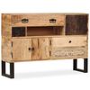 vidaXL Sideboard Massivholz Mango 115x30x80 cm