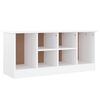 vidaXL Schuhbank ALTA Wei&szlig; 100x35x45 cm Massivholz Kiefer
