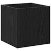 vidaXL Blumentopfschachtel Schwarz Eichen-Optik 40 x 38,5 x 40 cm