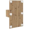 vidaXL Nachttisch 2 pcs Artisan-Eiche 50 x 32,5 x 80cm Holzwerkstoff