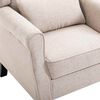 vidaXL Sessel Beige Stoff