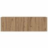 vidaXL 6-tlg. TV-Schrank-Set Wandmontage Artisan-Eiche Holzwerkstoff