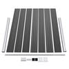 vidaXL Zaunelement Set WPC 872x146 cm Schwarz