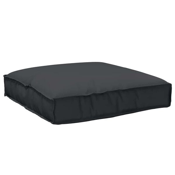 vidaXL Palettkissen f&uuml;r geeigneten Sitz Schwarz 80 x 80 x 12 cm