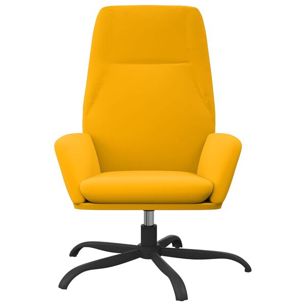 vidaXL Relaxsessel Senfgelb Samt