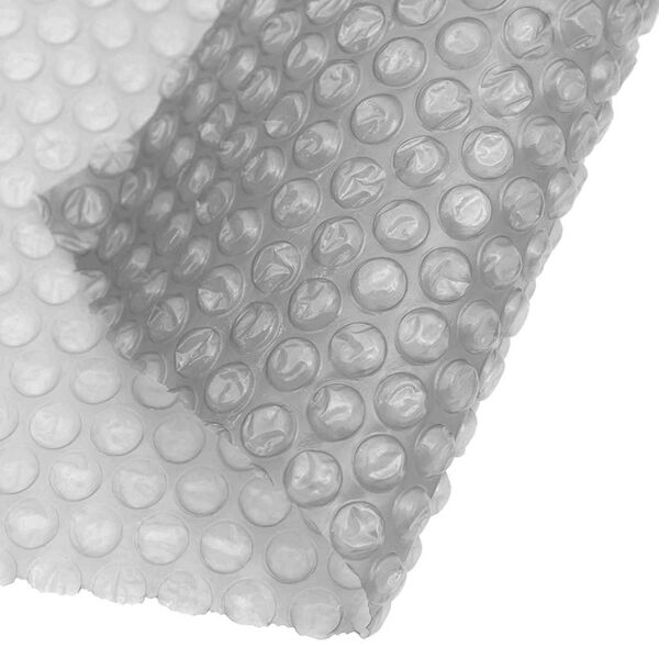 vidaXL Treibende Pool-Solarplane PE 549x274 cm Grau