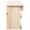 vidaXL Spatzenhaus 5-fach 68x15x21 cm Tannenholz