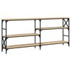 vidaXL Konsolentisch Sonoma-Eiche 180x29x76,5 cm Holzwerkstoff