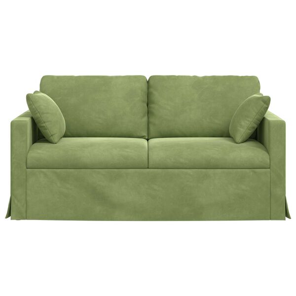 vidaXL Sofa Hellgr&uuml;n Gesamtabmessungen: 158 x 78 x 80 cm (B x T x H)