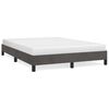 vidaXL Bettgestell ohne Matratze Dunkelgrau 140x200 cm Samt