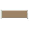 vidaXL Seitenmarkise 60 x 300 cm 100% Polyester Eisen Stahl Rechteckig