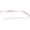 vidaXL Markisenbespannung Canvas Orange & Braun 6 x 3 m