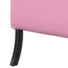 vidaXL Hoher R&uuml;cken Sofa 101cm Rosa Stoff