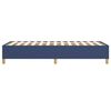 vidaXL Boxspringbettgestell Blau 90x190 cm Stoff