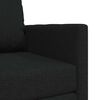 vidaXL Bodensofa mit Schlaffunktion Schwarz 112x174x55 cm Stoff