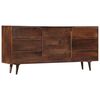 vidaXL Sideboard mit 6 Schubladen 175x40x82 cm Massivholz Mango