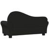 vidaXL Kindersofa Schwarz Stoff