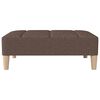vidaXL Fu&szlig;hocker Taupe 78x56x32 cm Stoff