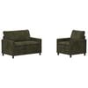 vidaXL Sofa Set 2 pcs Gr&uuml;n Polyester