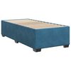 vidaXL Boxspringbett mit Matratze Blau 90x190 cm Samt