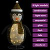 vidaXL Weihnachtsdeko LED Pinguin Luxus-Stoff 90 cm