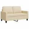 vidaXL 2-Sitzer-Sofa Creme 120 cm Stoff