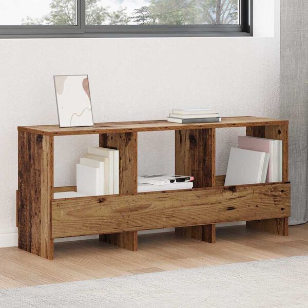 vidaXL Magazinregal Altholz 102 x 30 x 45 cm