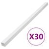 vidaXL Installationsrohre 40x25 mm 30 m PVC