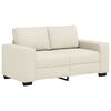 vidaXL | Sofa | mit Kissen mit Kissen Beige 160 x 77 x 82 cm Leinen