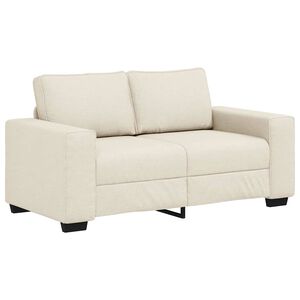 vidaXL | Sofa | mit Kissen mit Kissen Beige 160 x 77 x 82 cm Leinen