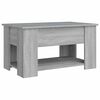vidaXL Couchtisch Grau Sonoma 79x49x41 cm Holzwerkstoff