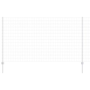vidaXL Geschwei&szlig;ter Drahtzaun 10 x 1,4 m (B x H) Feuerverzinkter Stahl