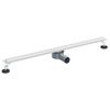 vidaXL 360&deg; Duschablauf mit slim Modell Silber 90 cm Edelstahl 304