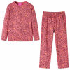 vidaXL Kinderpyjama mit Langen &Auml;rmeln Altrosa 92