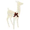 vidaXL 3D Weihnachtsrentier LOVIISA 200 LEDs Warmes Wei&szlig;