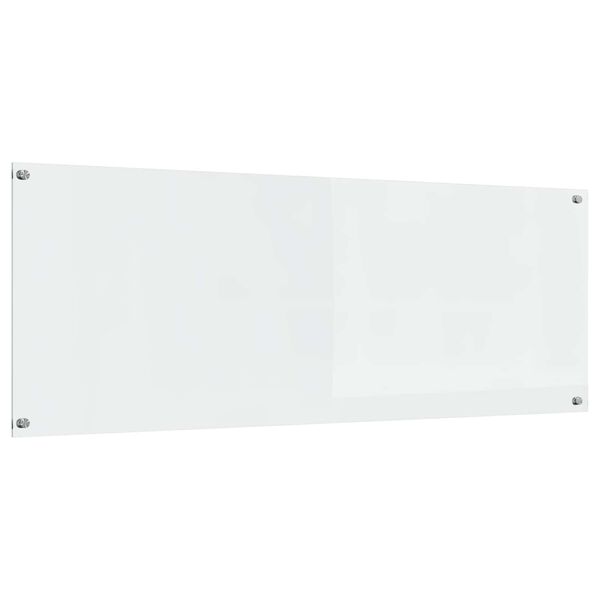 vidaXL Küchenrückwand Transparent 110 x 40 x 0,6 cm Gehärtetes Glas