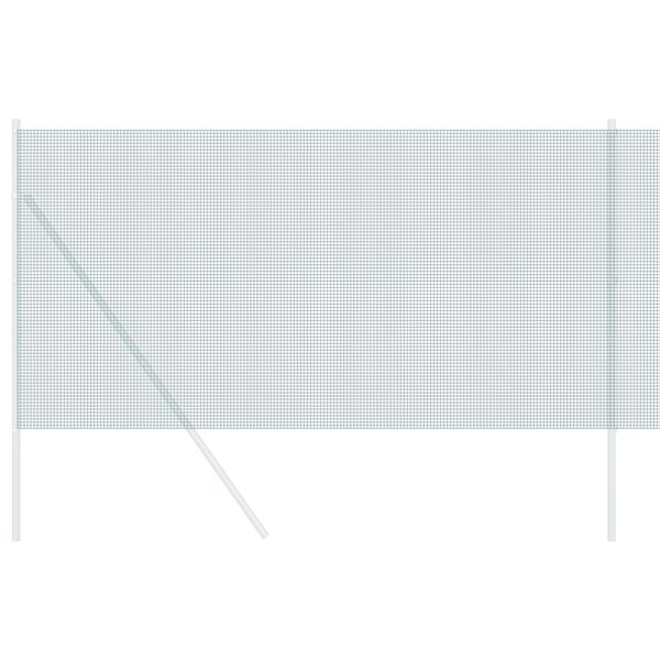 vidaXL Geschwei&szlig;ter Drahtzaun Gr&uuml;n 0,4 x 25 m