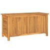 vidaXL Gartenbox mit Beutel 114x50x58 cm Massivholz Teak