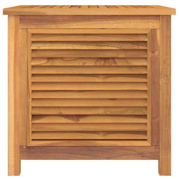 vidaXL Gartenbox mit Beutel 60x50x58 cm Massivholz Teak