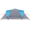 vidaXL Kuppel-Familienzelt 6 Personen Blau Wasserdicht