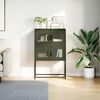 vidaXL Highboard Olivgrün 68x39x107 cm Stahl